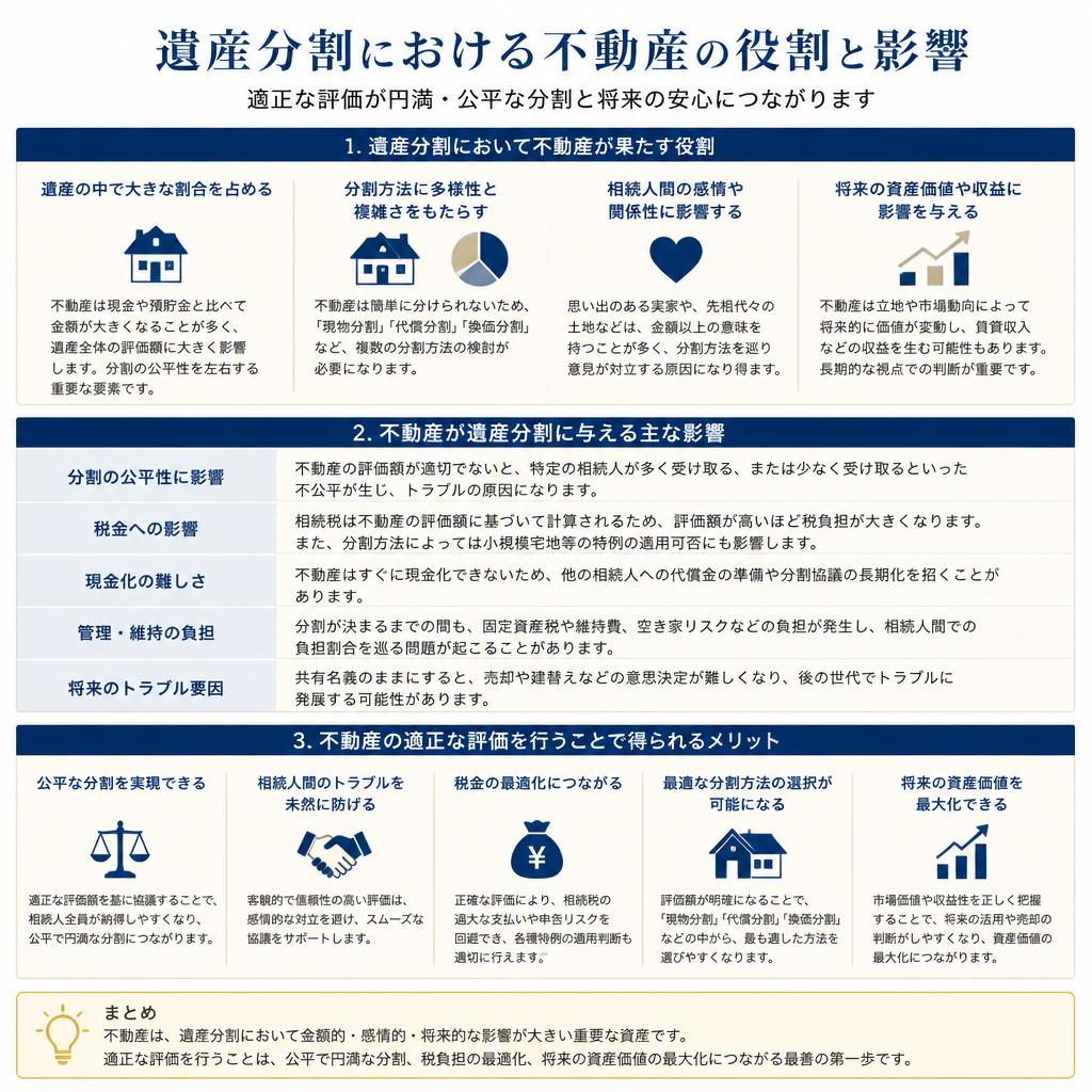 遺産分割における不動産の役割