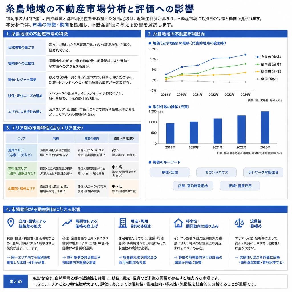 糸島エリアの不動産市場