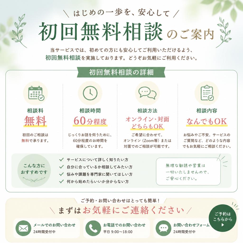 無料相談のご案内