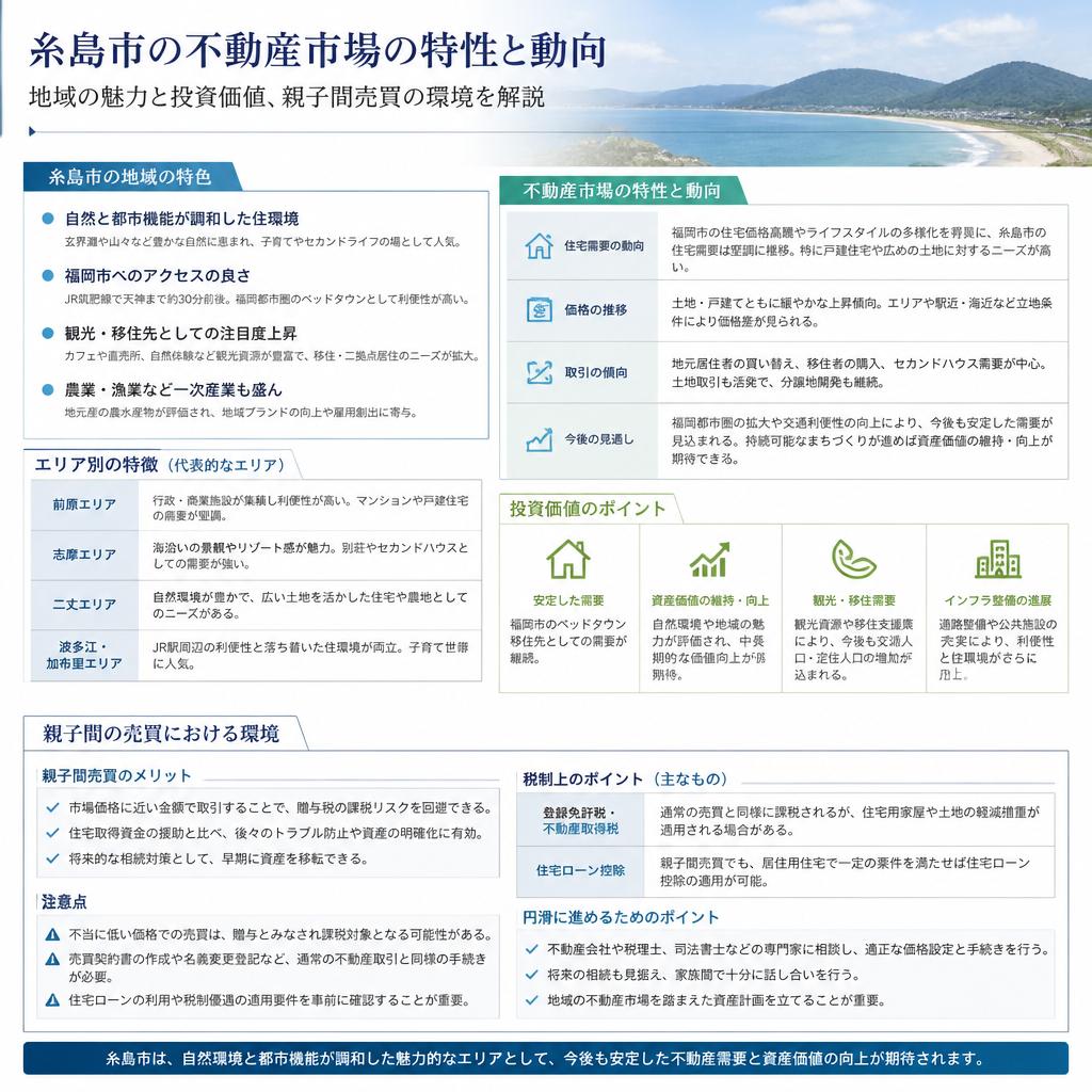 糸島市の不動産市場の現状