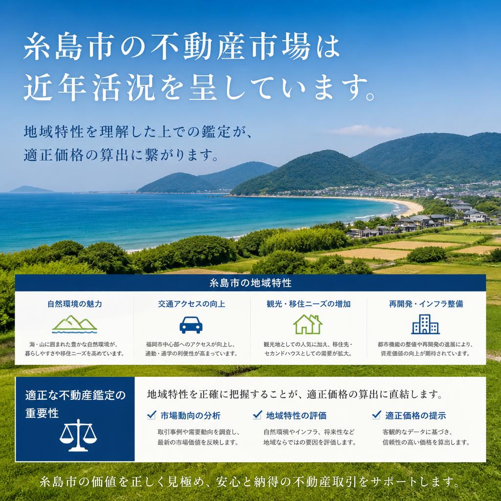 糸島市における不動産市場