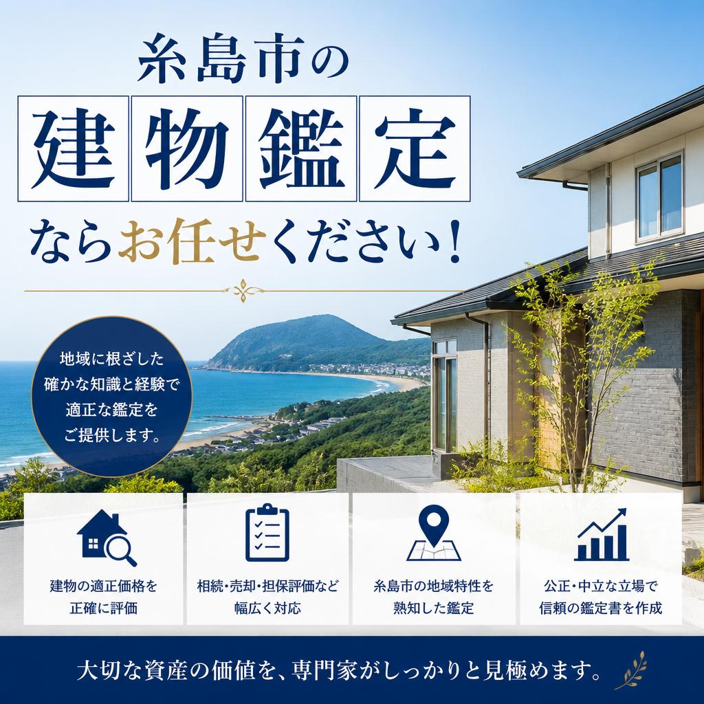 糸島市の建物鑑定ならお任せください！