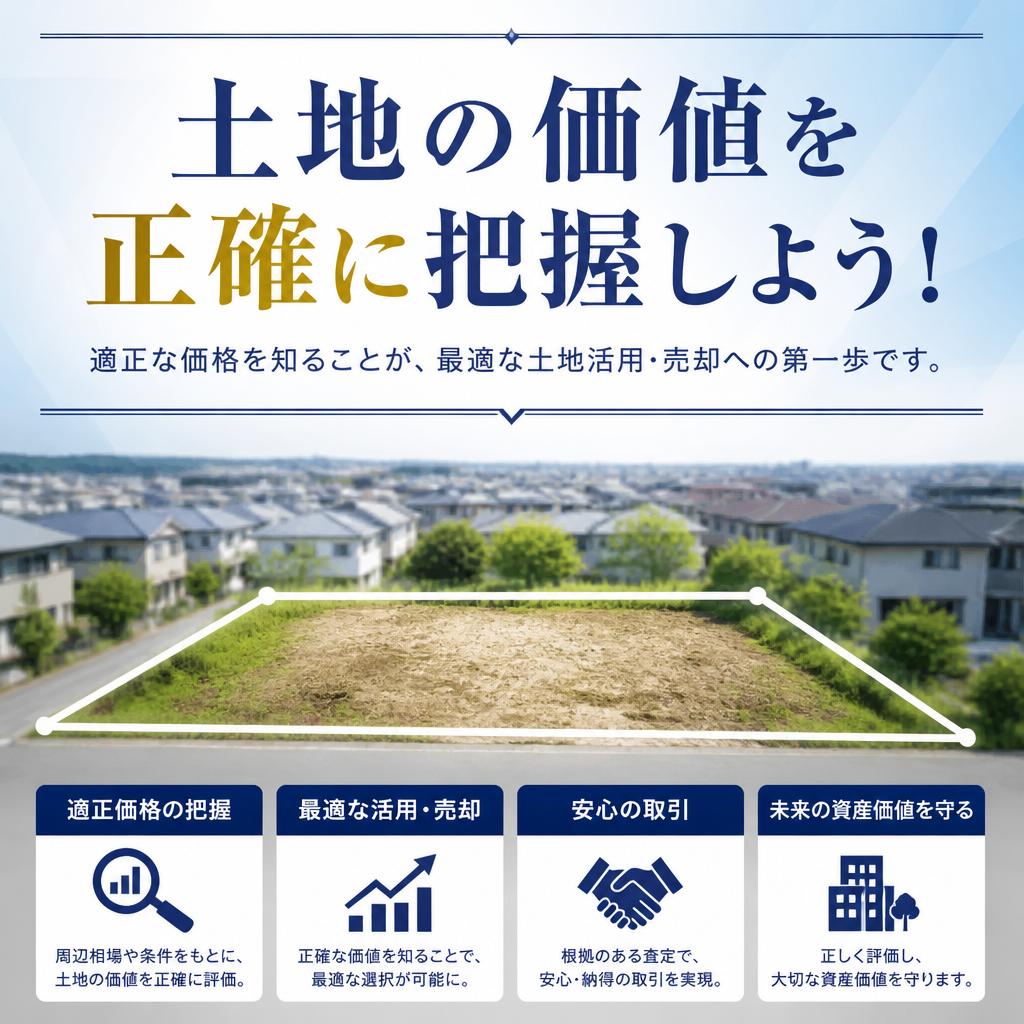 土地の価値を正確に把握しよう！